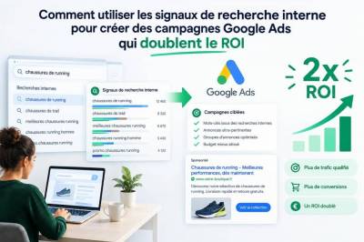 Comment utiliser les signaux de recherche interne pour créer des campagnes google ads qui doublent le roi