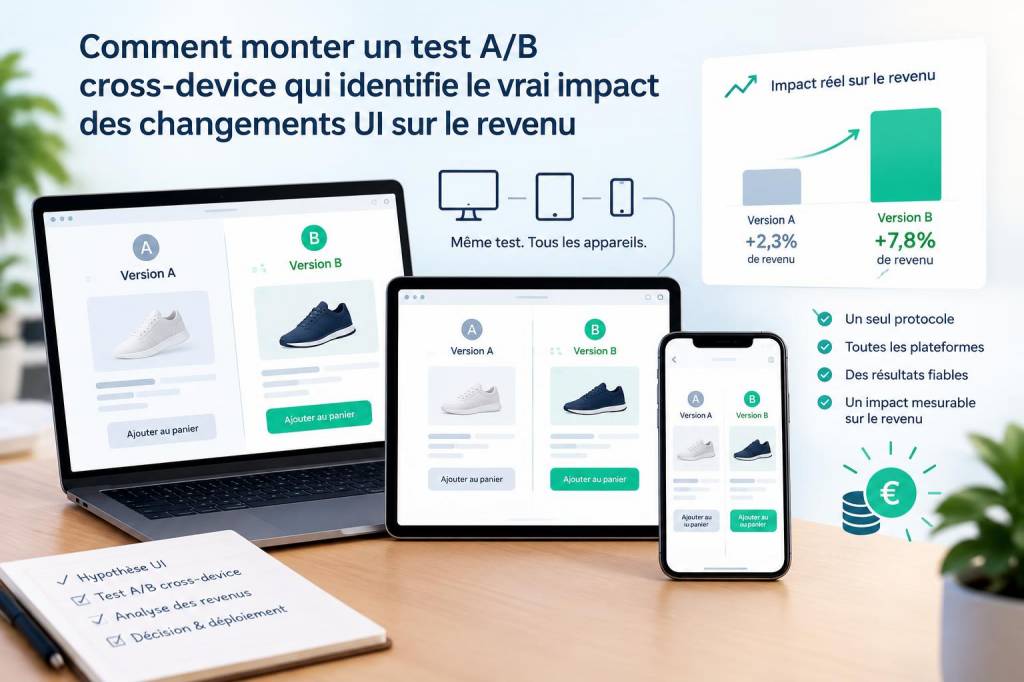 Comment monter un test a/b cross‑device qui identifie le vrai impact des changements ui sur le revenu